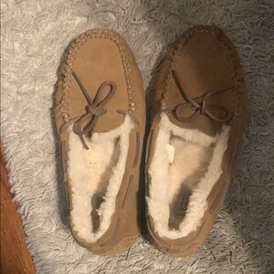 Cozy Tan Moccasin Slippers UGG kids